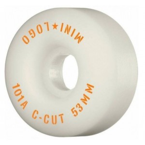 K&oacute;łka Mini Logo 53mm 101A white C-cut